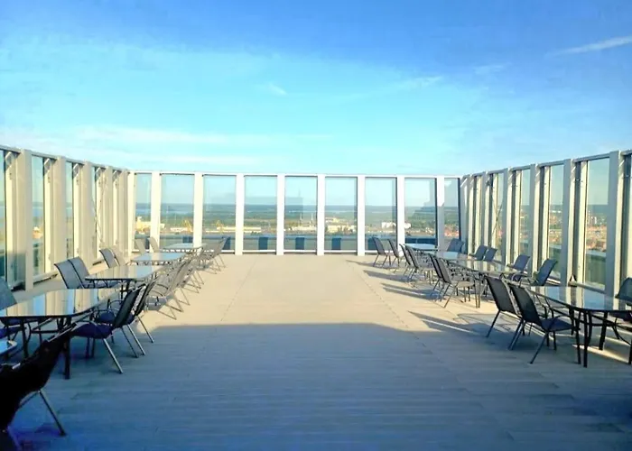 Hanza Tower Ajp Jaccuzi Appartamento Stettino